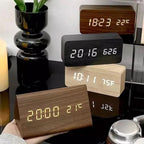 Digital Alarm Clock Modern Design Multi Function Display