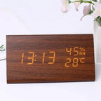 Digital Alarm Clock Modern Design Multi Function Display