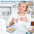 Digital Kitchen Scale with Dual Trays