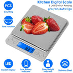 Digital Kitchen Scale with Dual Trays