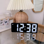 Modern Mirror Display Digital Alarm Clock