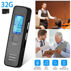Digital Voice Recorder 32GB HD Sound Audio Recorder