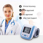 Digital Wrist Blood Pressure Monitor Heart Rate Pulse Meter Measure