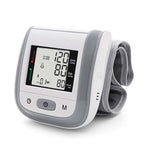 Digital Wrist Blood Pressure Monitor Heart Rate Pulse Meter Measure