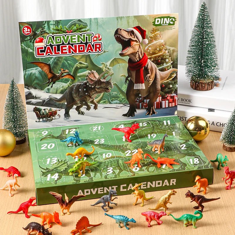 DINOQUEST 2025 – Christmas Dinosaur Toy Countdown Calendar
