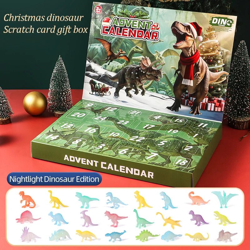 DINOQUEST 2025 – Christmas Dinosaur Toy Countdown Calendar