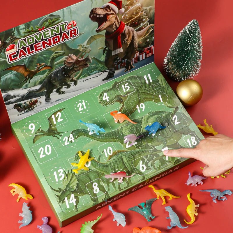 DINOQUEST 2025 – Christmas Dinosaur Toy Countdown Calendar