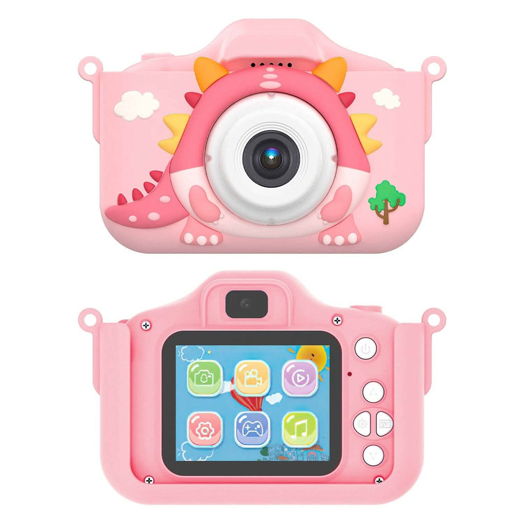 Dinosaur Kids Selfie 48MP 1080P HD Cartoon Digital Camera