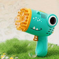 Dinosaur-Themed Automatic Bubble Blower 40-Hole Handheld Toy Gun
