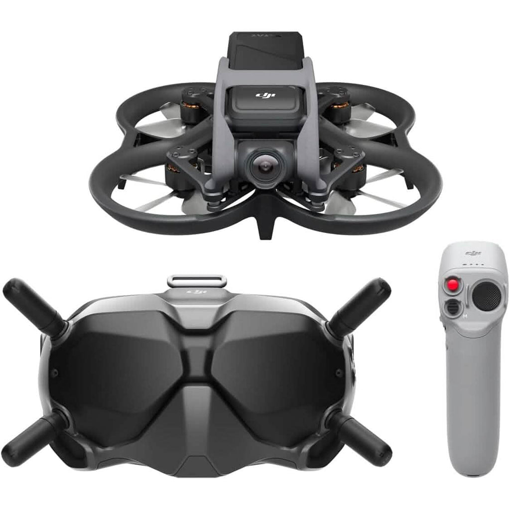 DJI Avata Fly Smart Combo (DJI FPV Goggles V2) - First-Person View Drone UAV Quadcopter with 4K Stabilized Video (Refurbished)