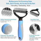Dog and Cats 2 Sided Grooming Rakes