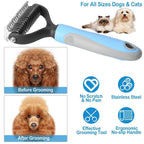 Dog and Cats 2 Sided Grooming Rakes