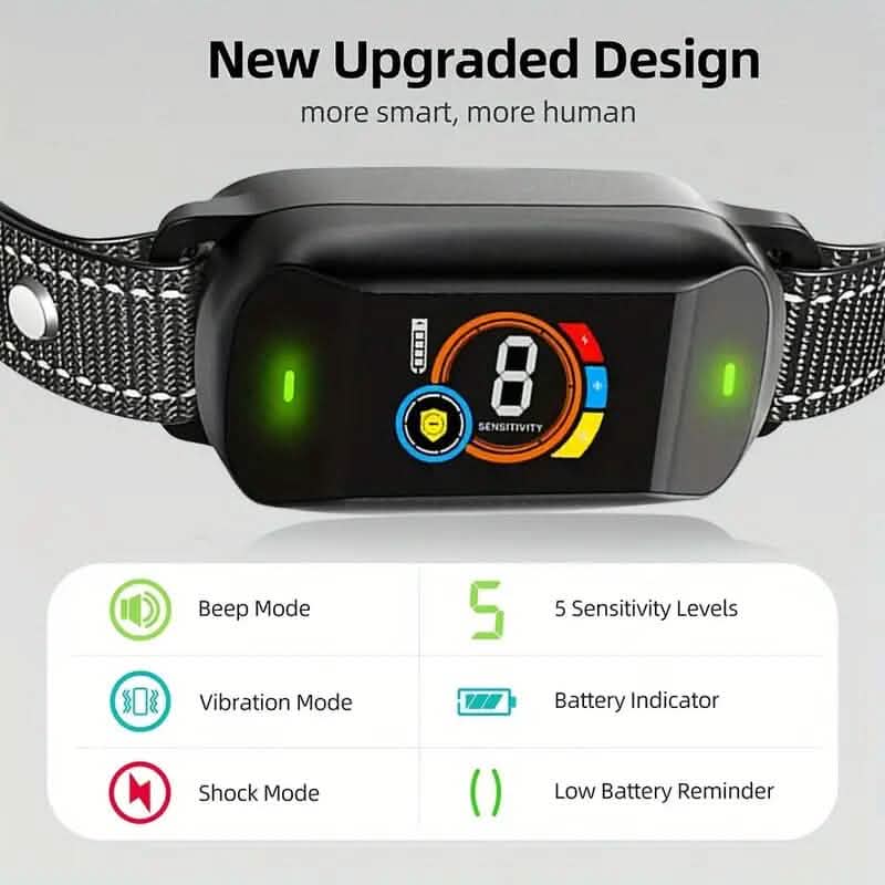 Dog Barking Collar Automatic Anti-Barking Device with Smart Sensors