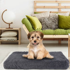 Dog Bed Soft Plush Cushion Cozy Warm Pet Crate Mat Dog Carpet