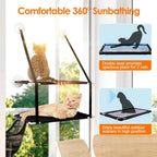 Double Layer Perch Bed Powerful Suction Indoor Window Hammock for Cat