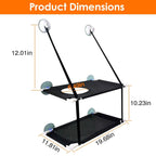 Double Layer Perch Bed Powerful Suction Indoor Window Hammock for Cat