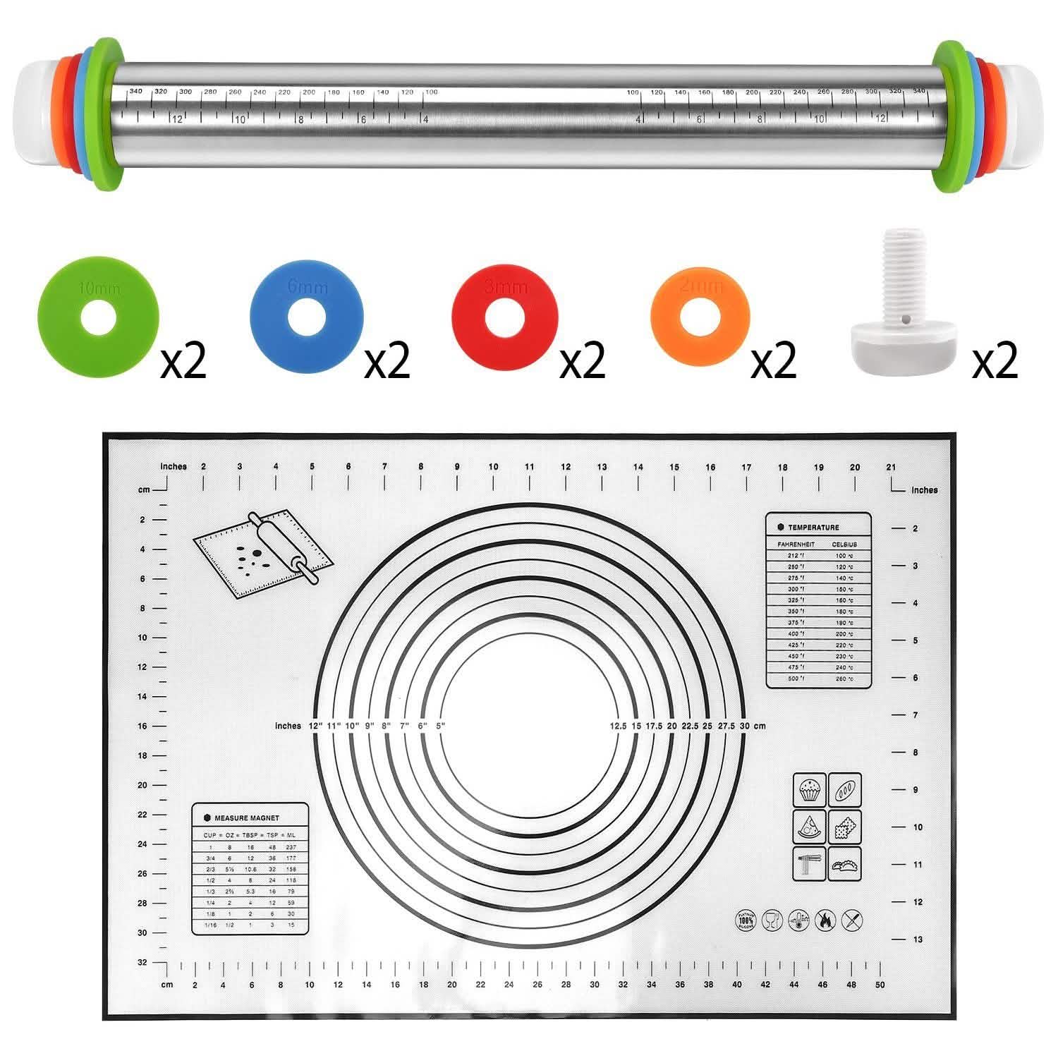 Dough Rolling Pin Dough Roller Stainless Steel