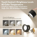 Wall Light Rechargeable LED Adjustable Magnetic Mount
