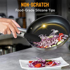Silicone Kitchen Tongs (3-piece Set)