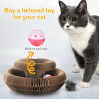 Cat Scratcher with Ball Track