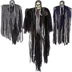 Scary Realistic Halloween Hanging Decorations Outdoor And Indoor - Set Of Three