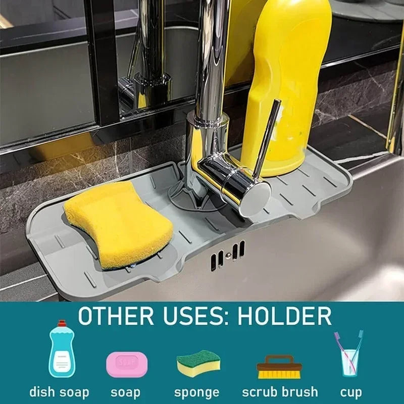 Kitchen Silicone Sink Splash Protector