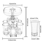 6 Shot Glass Drink Dispenser