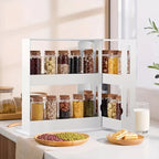 Spice Rack Organizer with Swivel Shelves