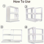 Spice Rack Organizer with Swivel Shelves