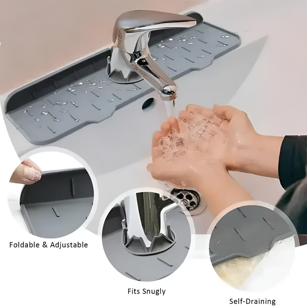 Kitchen Sink Faucetsplash Guard