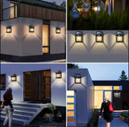 2 Set Solar Wall Lamp Outdoor