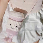 Trendy Coffee Milk Tea Crossbody Bag
