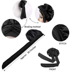 All-Night Silk Bonnet - Stays On All Night Guaranteed