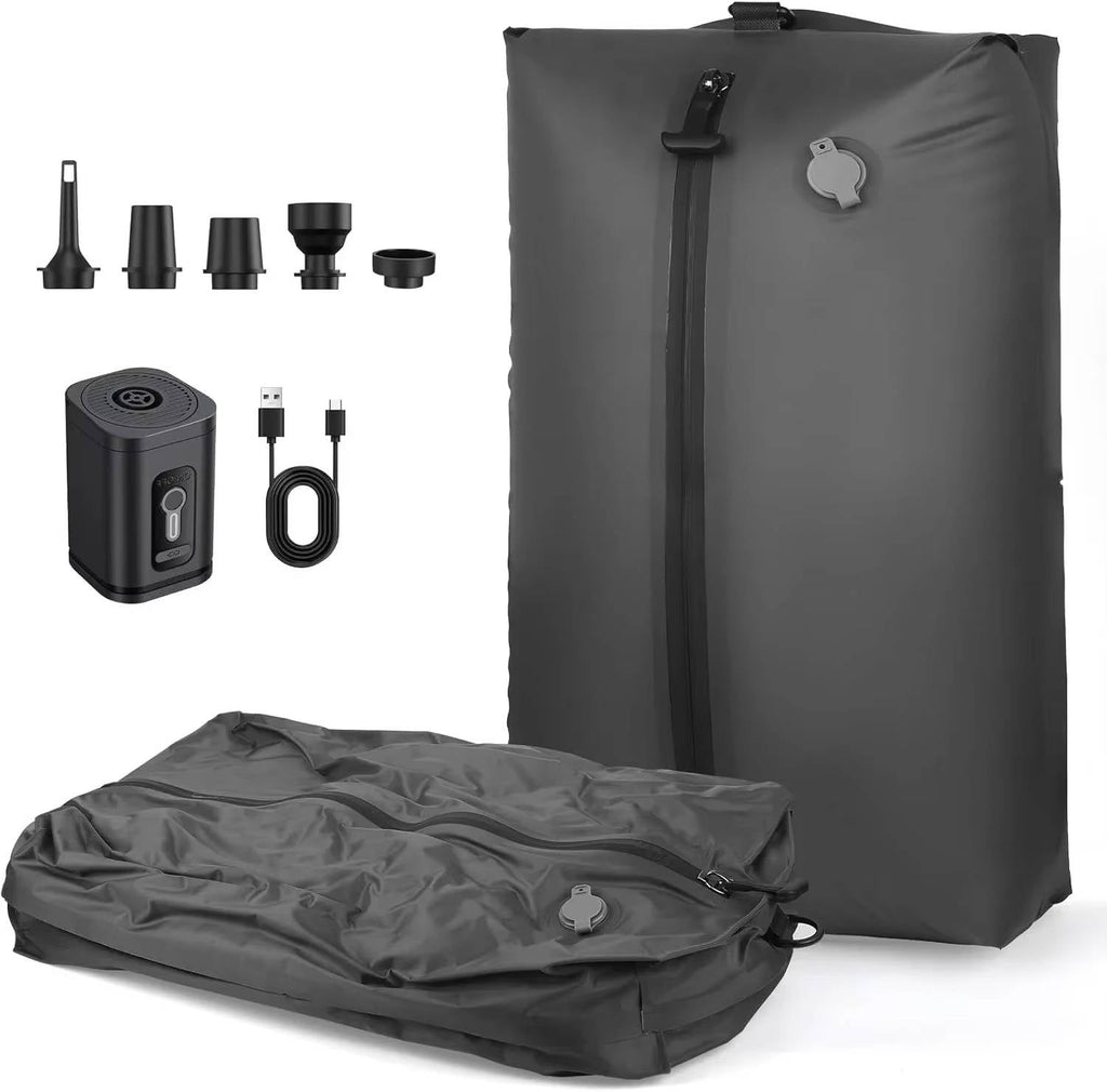 Travel Vacuum Pump And Two Bags