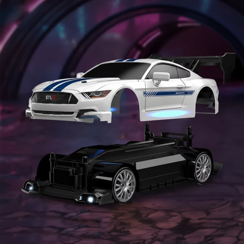 DRIFTIGNITE – 4WD RC drift car with especially slippery tires