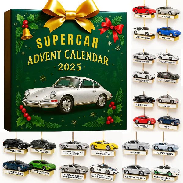DRIVEVENTURE – Supercar Countdown Calendar: 24 Miniatures