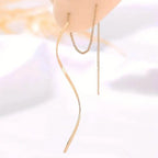 Drop Earrings Golden S Design