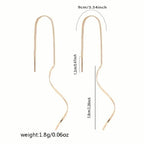 Drop Earrings Golden S Design