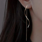 Drop Earrings Golden S Design