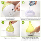 Drop-Shaped Cool Mist Humidifier