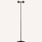 Dual Head Floor Lamp Modern Contemporary Adjustable Arch