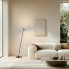 Dual Head Floor Lamp Modern Contemporary Adjustable Arch