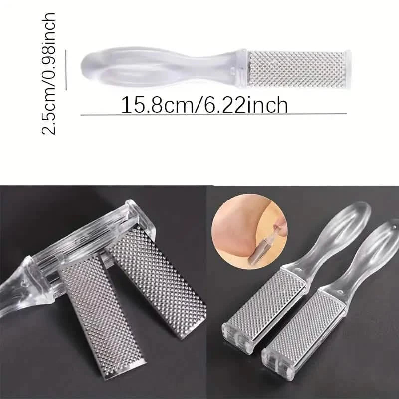 Dual-Sided Foot File - Callus Remover & Pedicure Tool for Smooth, Soft Feet, Toenail, Skin Care