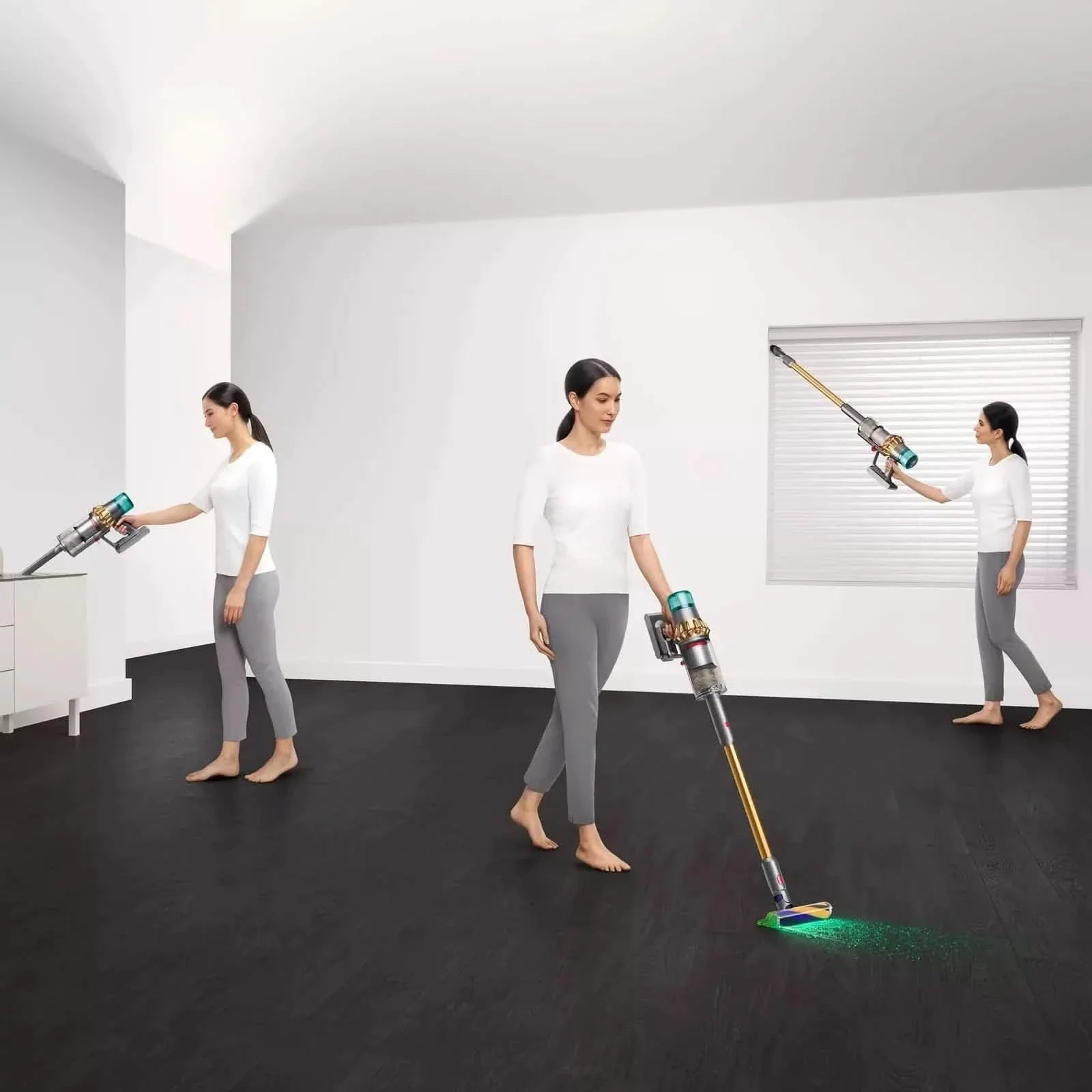 Dyson V15 Detect Absolute Stick Vacuum Cleaner HEPA Filtration - Gold (447294-01)
