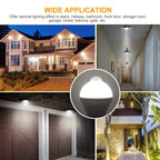 E27 Motion Sensor Light Bulb 1000LM 6500K Dust to Dawn Automatic
