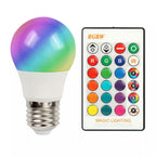 E27 RGB LED Light Bulb 16 Color Changing Magic RGBW Colorful Remote Control Lamp