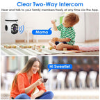 E27 WiFi Bulb Camera 1080P FHD WiFi IP Pan Tilt Security Surveillance  Camera with Two-Way Audio Full Color Night Vision