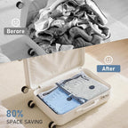 Travel Vacuum Storage Bags Cordless Compression Organizer Bag Set