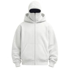 Unisex Full Zip Balaclava Hoodie