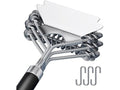Grill Brush and Scraper Bristle Free, Grill Brush for Outdoor Grill, 17" Stainless Steel BBQ Brush for Grill Cleaning, Hooks Included